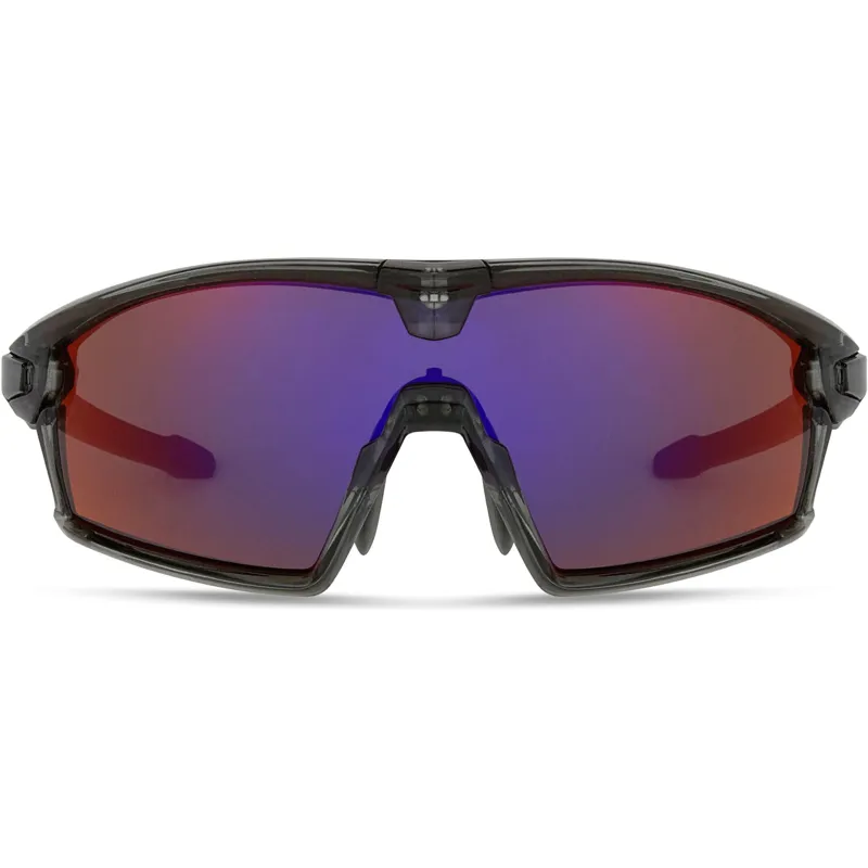 Madison Code Breaker Sunglasses 3 Pack Gloss Crystal Smoke/Purple Mirror/Amber and Clear Lens-3