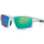 Madison Engage Glasses Matte White/Green Mirror
