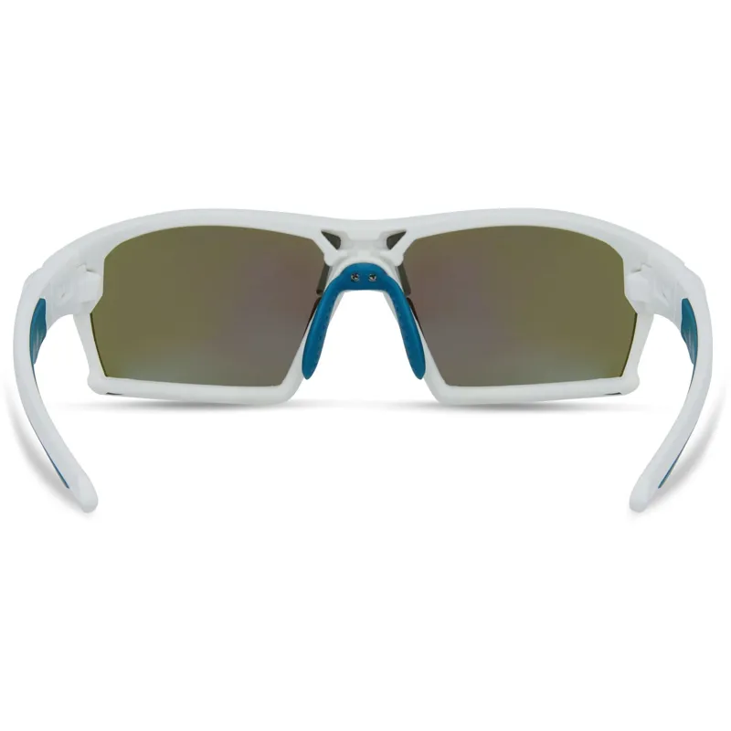 Madison Engage Glasses Matte White/Green Mirror-2