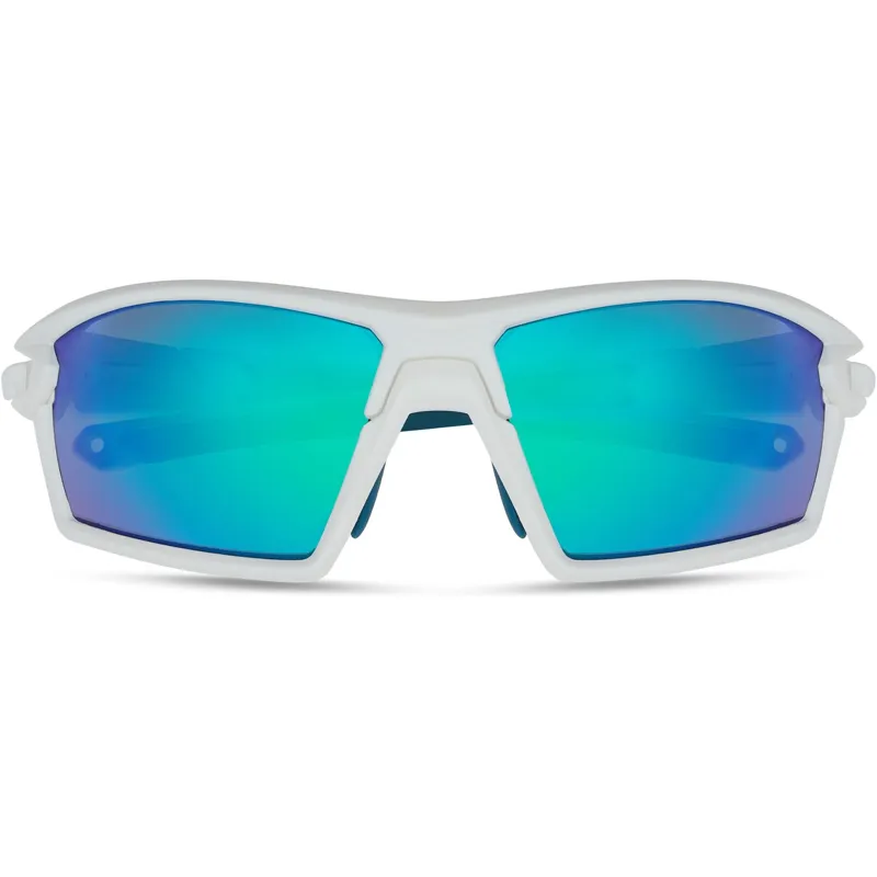 Madison Engage Glasses Matte White/Green Mirror-4