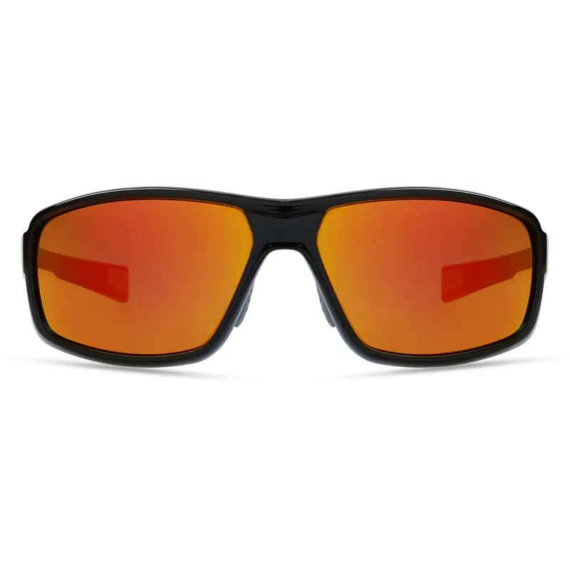 Madison Target Sunglasses Gloss Black/Fire Mirror-3