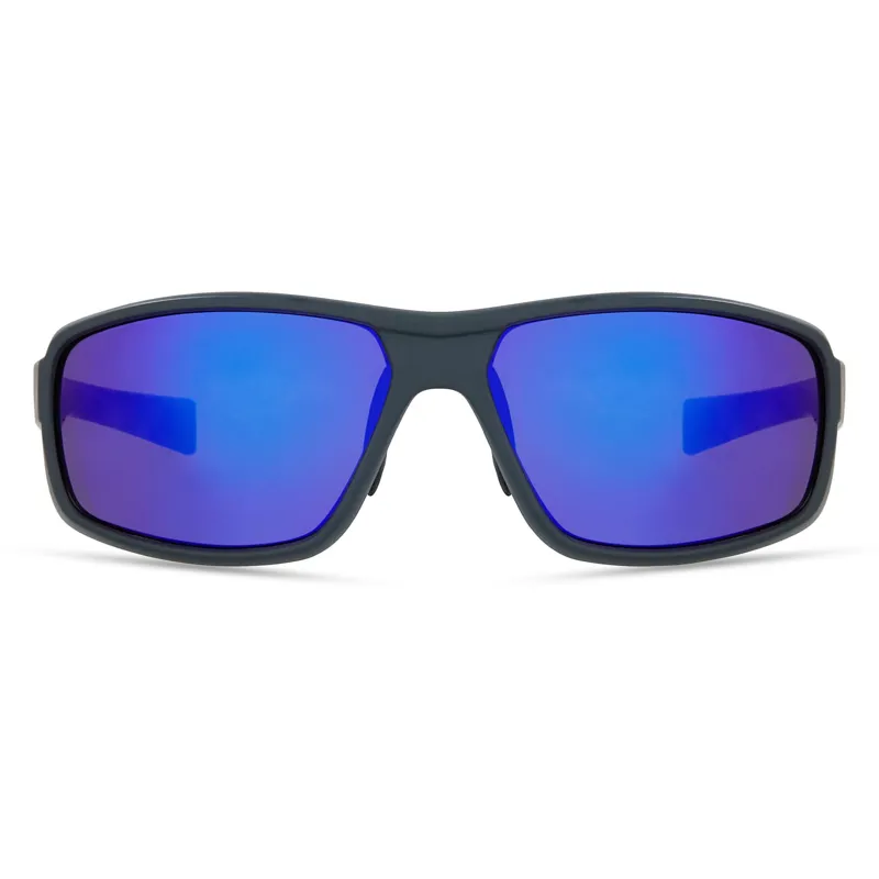 Madison Target Sunglasses Matte Dark Grey/Purple Mirror-3