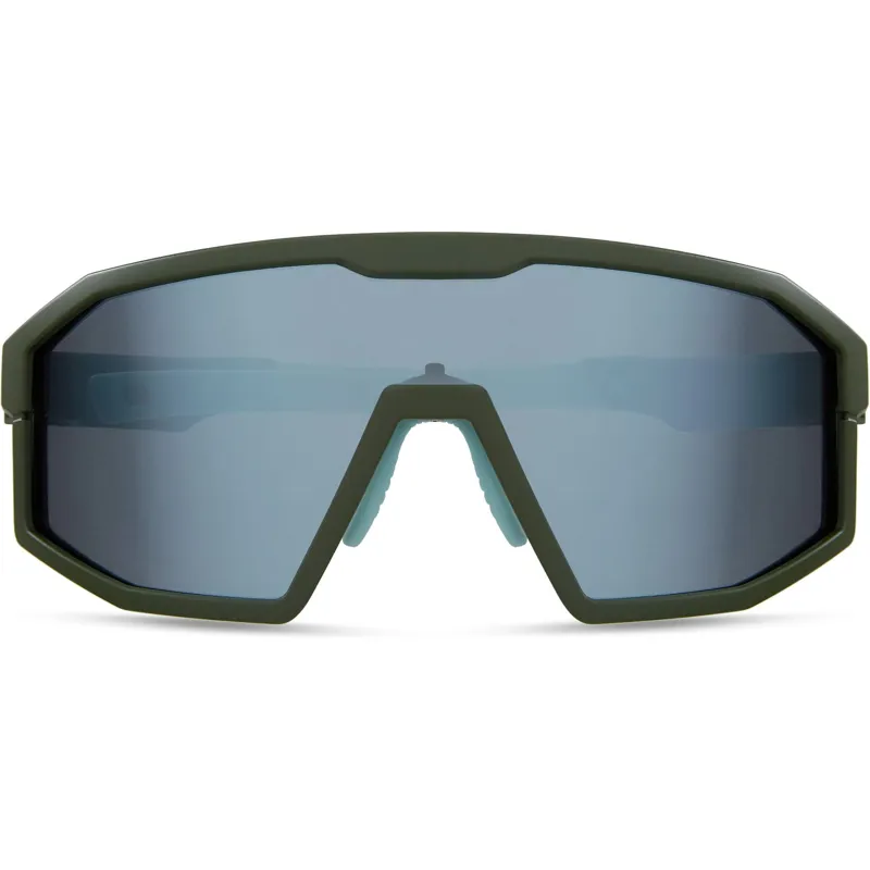 Madison Enigma Sunglasses 3 Pack Matt Olive/Smoke Mirror/Amver and Clear Lens-4