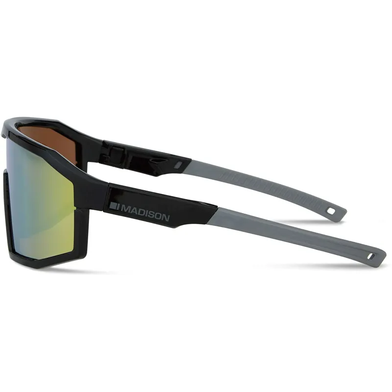 Madison Enigma Sunglasses Gloss Black/Bronze Mirror-1