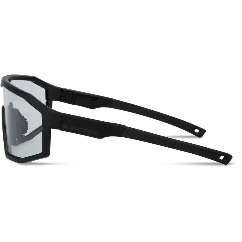 Madison Enigma Sunglasses Matt Black/Clear-1