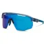 Madison Cipher Sunglases 3 Pack Crystal Gloss Blue/Blue Mirror/Amber and Clear Lens