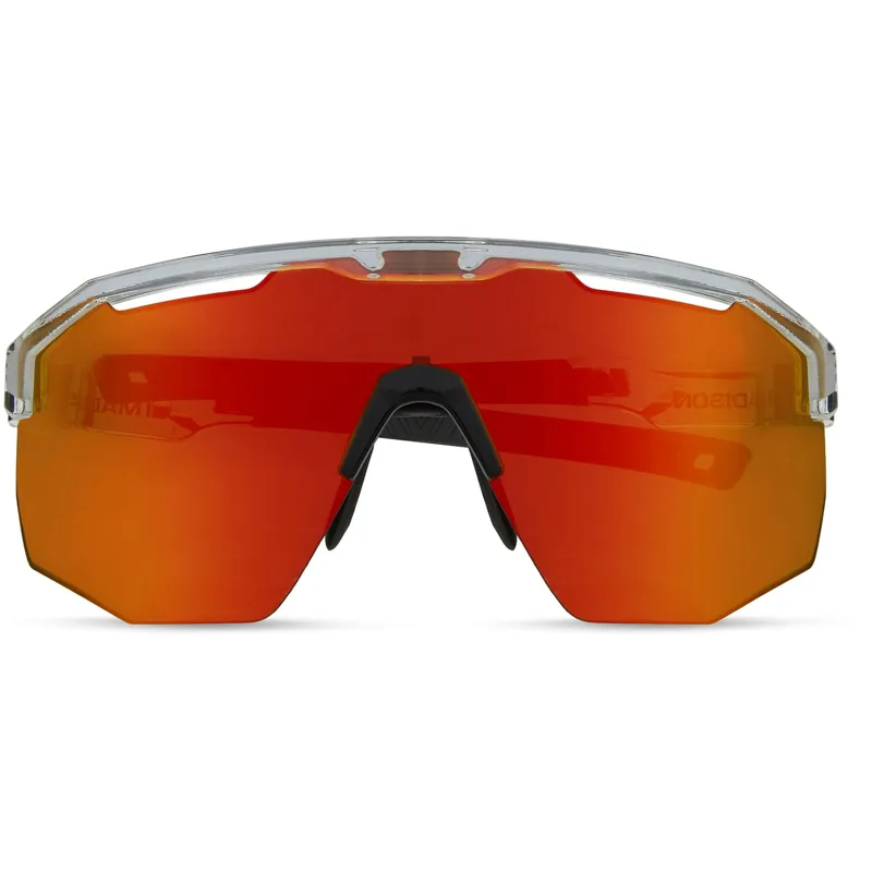 Madison Cipher Sunglasses 3 Pack Crystal Gloss Clear/Fire Mirror/Amber and Clear Lens-4