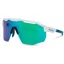 Madison Cipher Sunglasses Gloss White/Green Mirror