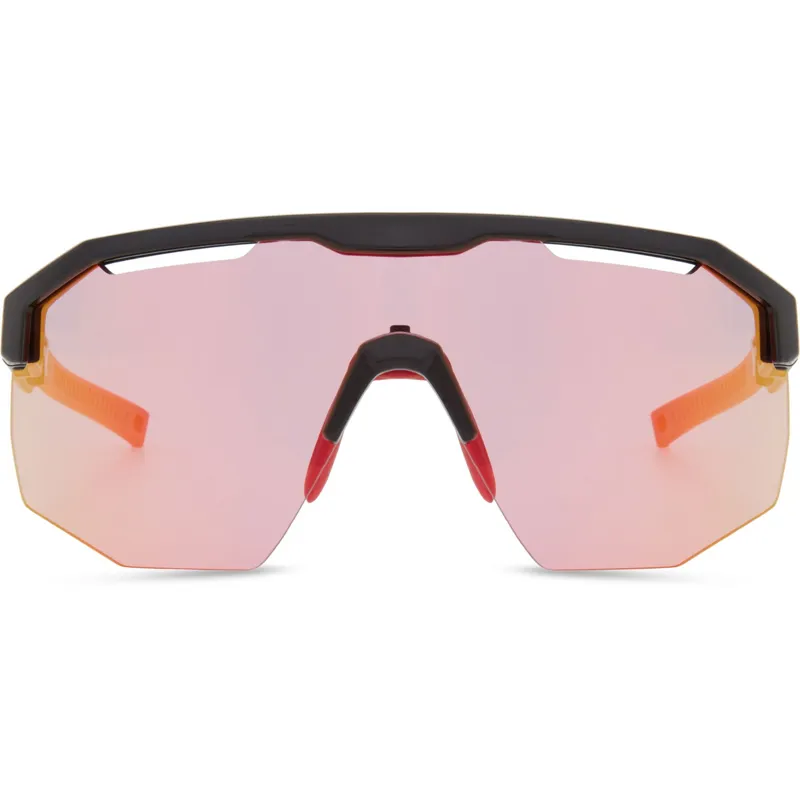 Madison Cipher Sunglasses Gloss Black/Pink Rose Mirror-2