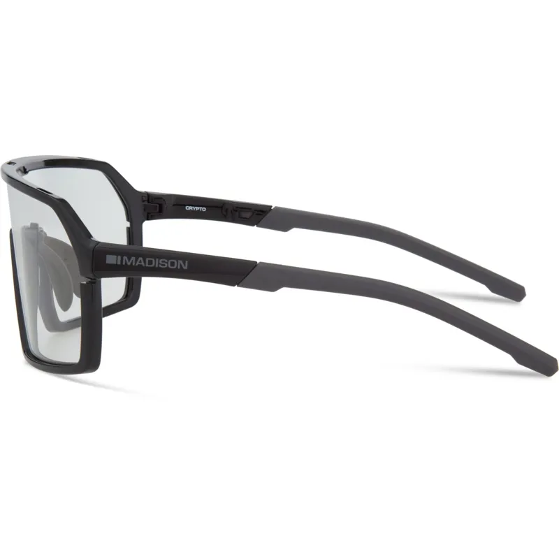 Madison Crypto Sunglasses Gloss Black/Clear-1