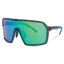 Madison Crypto Sunglasses Crystal Gloss Smoke/Green Mirror