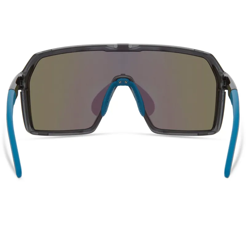 Madison Crypto Sunglasses Crystal Gloss Smoke/Green Mirror-4