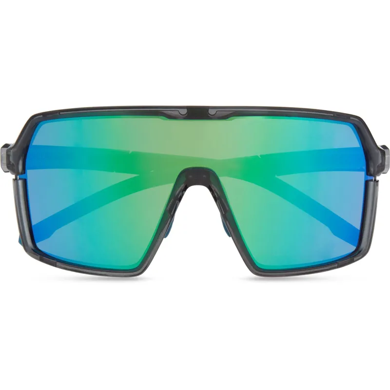 Madison Crypto Sunglasses Crystal Gloss Smoke/Green Mirror-3
