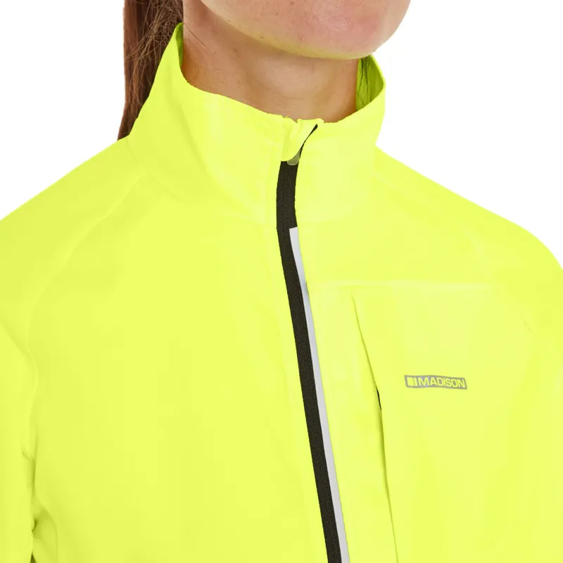 Madison Freewheel Women's Windproof Packable Jacket Hi-Viz Yellow-4