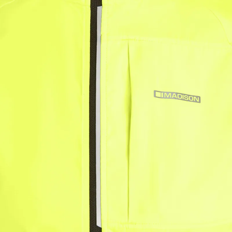 Madison Freewheel Women's Windproof Packable Jacket Hi-Viz Yellow-5
