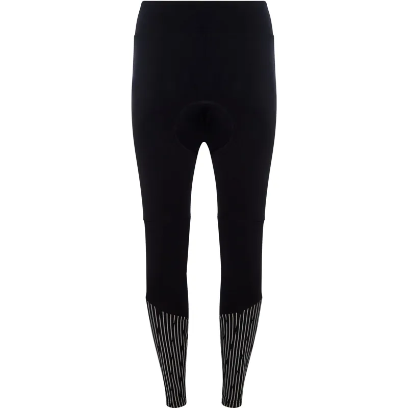 Madison Stellar Women's Reflective Thermal Tights With Pad Black-1