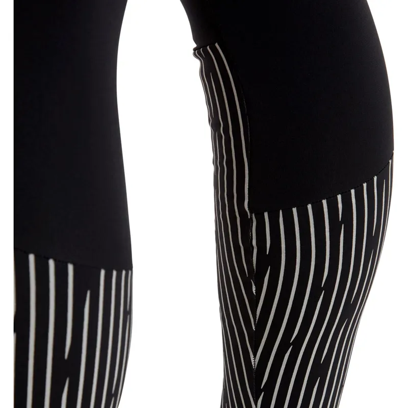 Madison Stellar Women's Reflective Thermal Tights With Pad Black-7