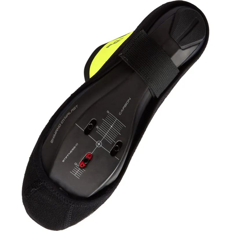 Madison Stellar Reflective Open Sole Overshoes Black/Hi-Viz Yellow-2