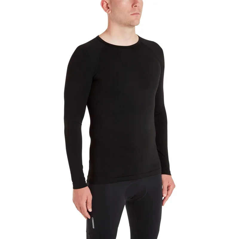 Madison Roam Isoler Mesh Long Sleeve Base Layer Black-1