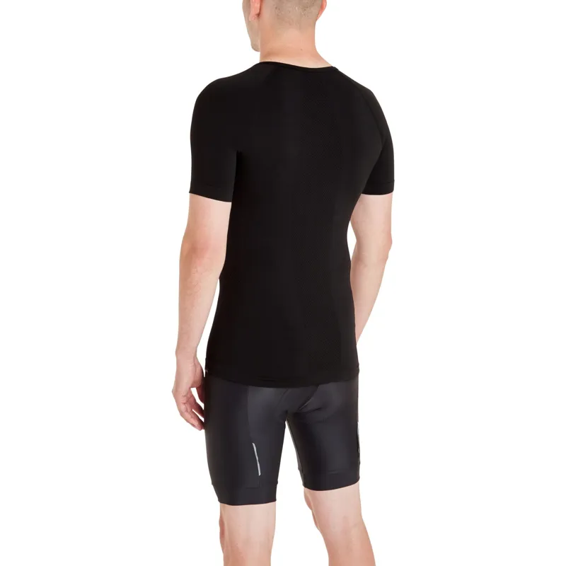 Madison Roam Isoler Mesh Short Sleeve Base Layer Black-3