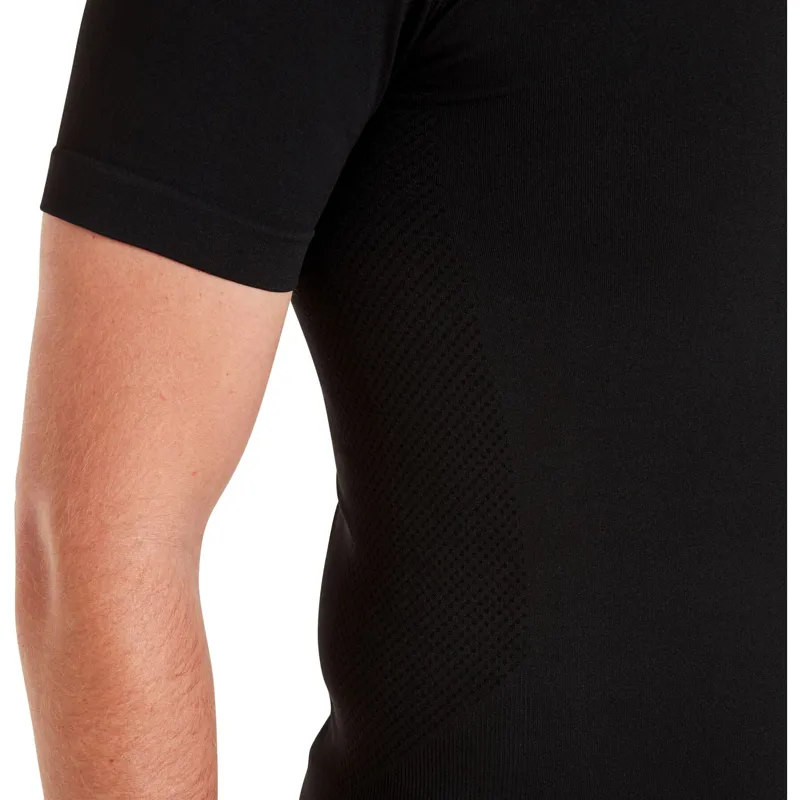 Madison Roam Isoler Mesh Short Sleeve Base Layer Black-4