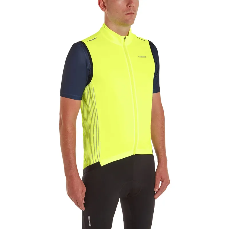 Madison Stellar Reflective Windproof Gilet Hi-Viz Yellow-2