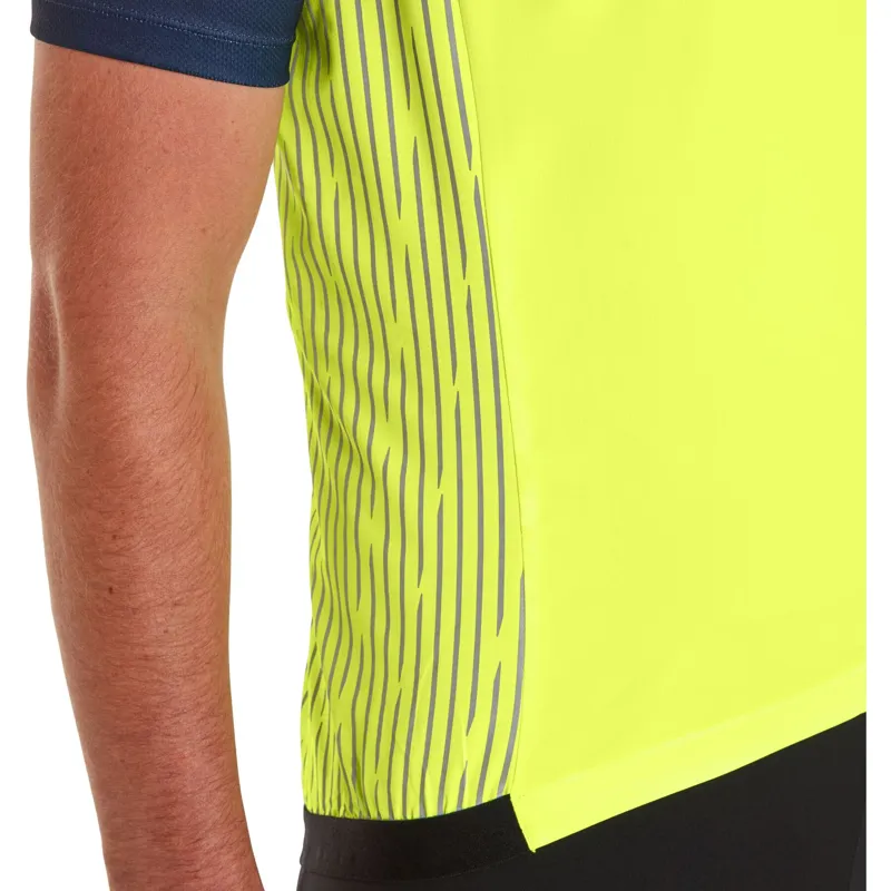 Madison Stellar Reflective Windproof Gilet Hi-Viz Yellow-4