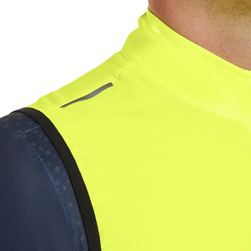 Madison Stellar Reflective Windproof Gilet Hi-Viz Yellow-5