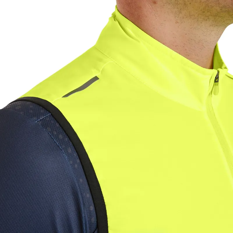 Madison Stellar Reflective Windproof Gilet Hi-Viz Yellow-7