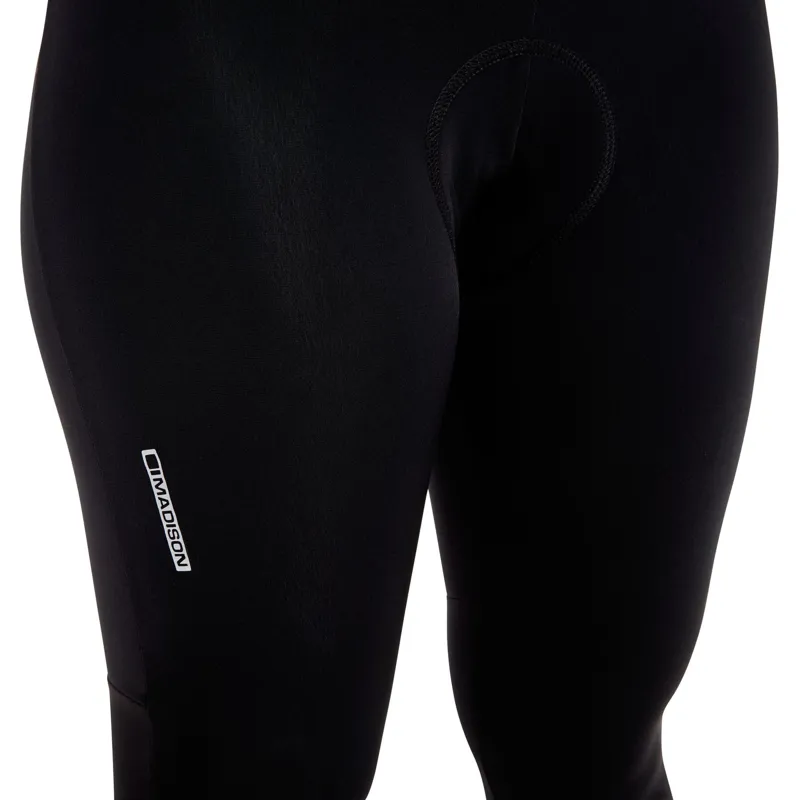 Madison Freewheel Women's Thermal Road Tights With Pad Black-5