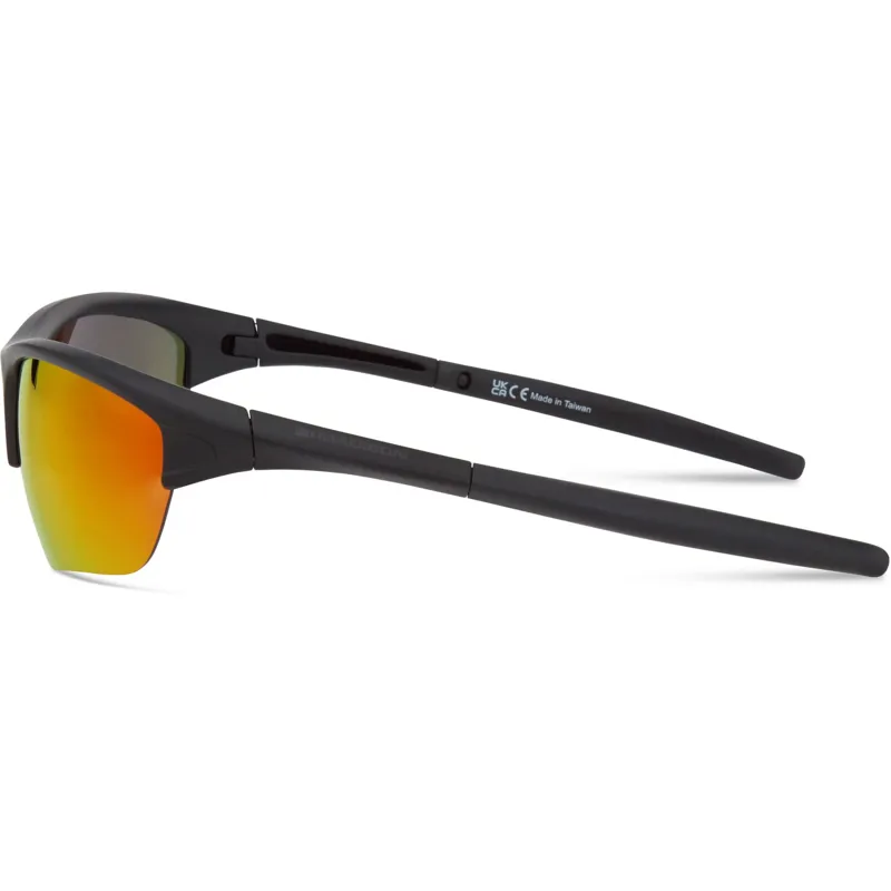 Madison Mission Sunglasses Matte Black/Fire Mirror-1