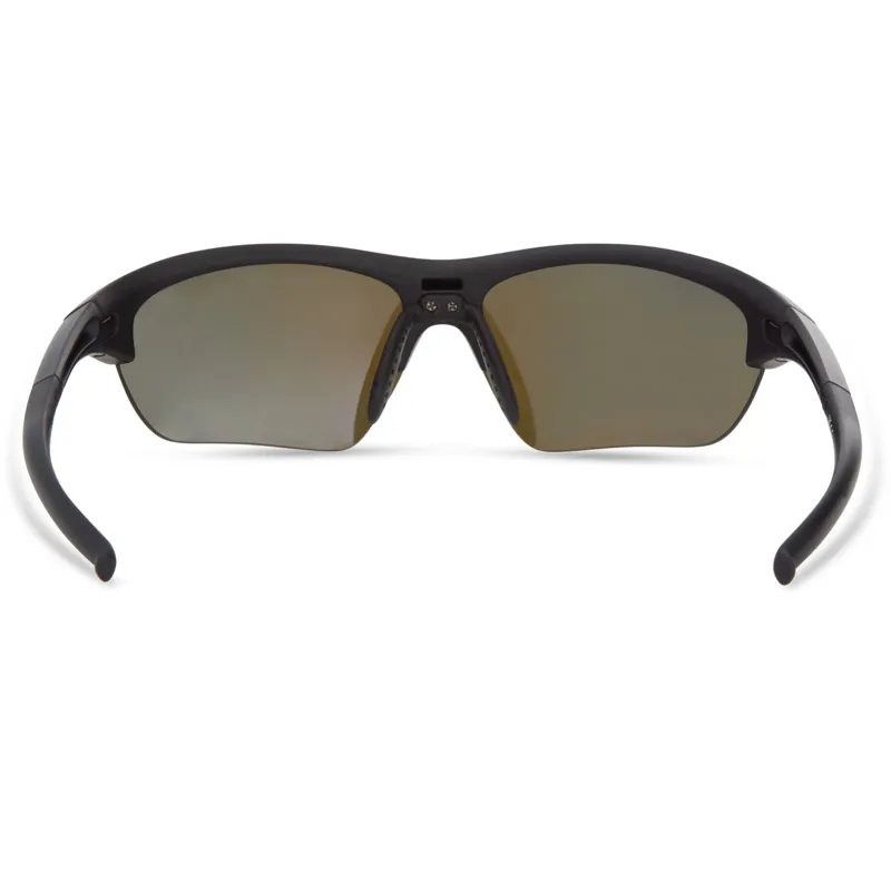 Madison Mission Sunglasses Matte Black/Fire Mirror-4