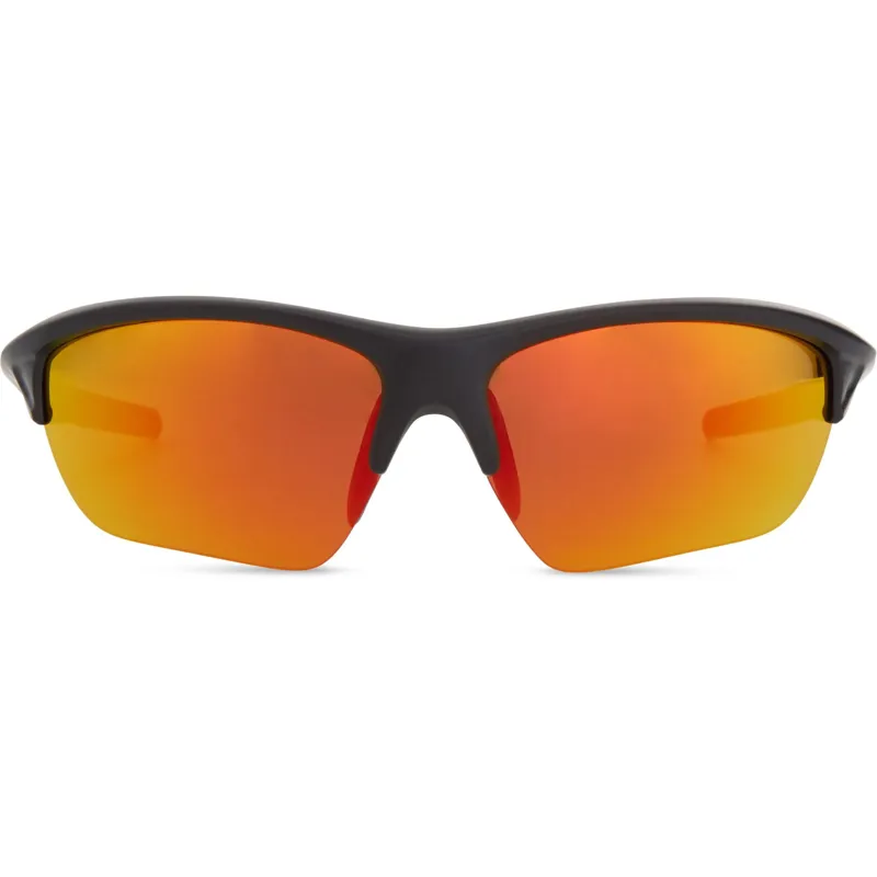 Madison Mission Sunglasses Matte Black/Fire Mirror-2
