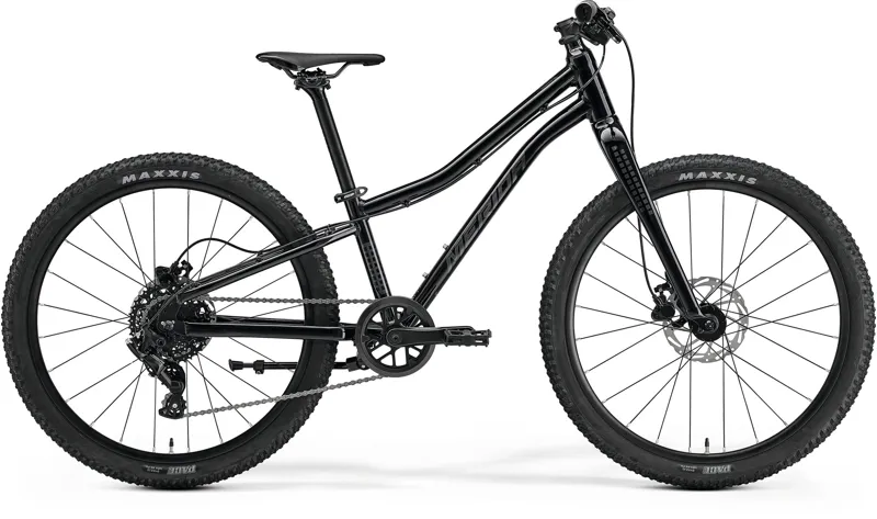 Merida Matts J.24+ Kids Bike 2027 Black/Silver