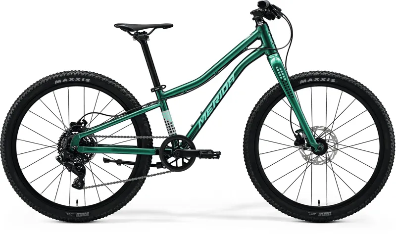 Merida Matts J.24+ Kids Bike 2027 Evergreen/Turquoise/Black