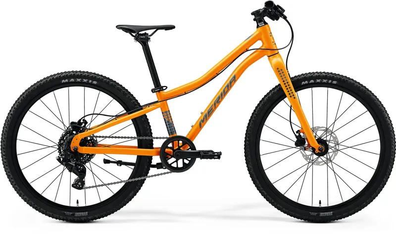 Merida Matts J.24+ Kids Bike 2027 Silk Orange/Steel Blue/Grey