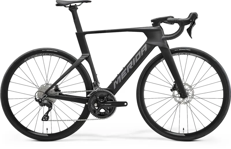 Merida Reacto 4000 Road Bike 2027 Silk Black Gun Metal Grey