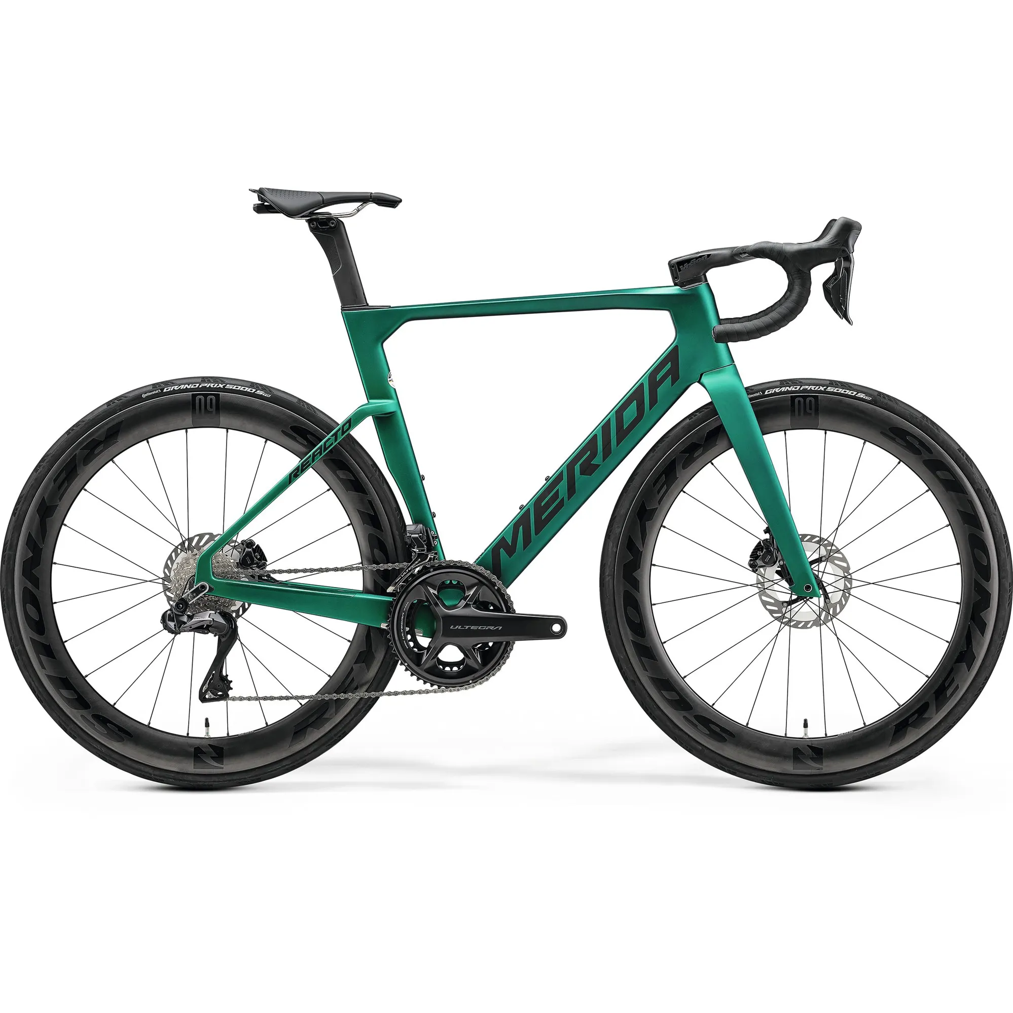 Merida Reacto 8000 Road Bike 2025 Green/Black