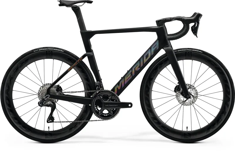 Merida Reacto 8000 Road Bike 2026 Black/Glossy Dark Silver