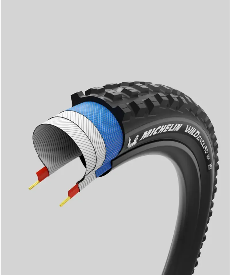 Michelin Wild Enduro 29x2.50 Folding Tyre Mixed Hard Performance Line TLR Black-1