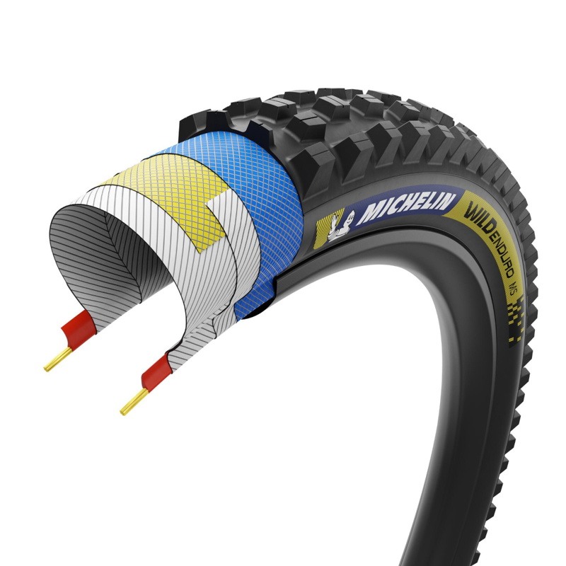 Michelin Wild Enduro MS Racing Line 29x2.40 Rear MTB Tyre Black/Blue/Yellow-1