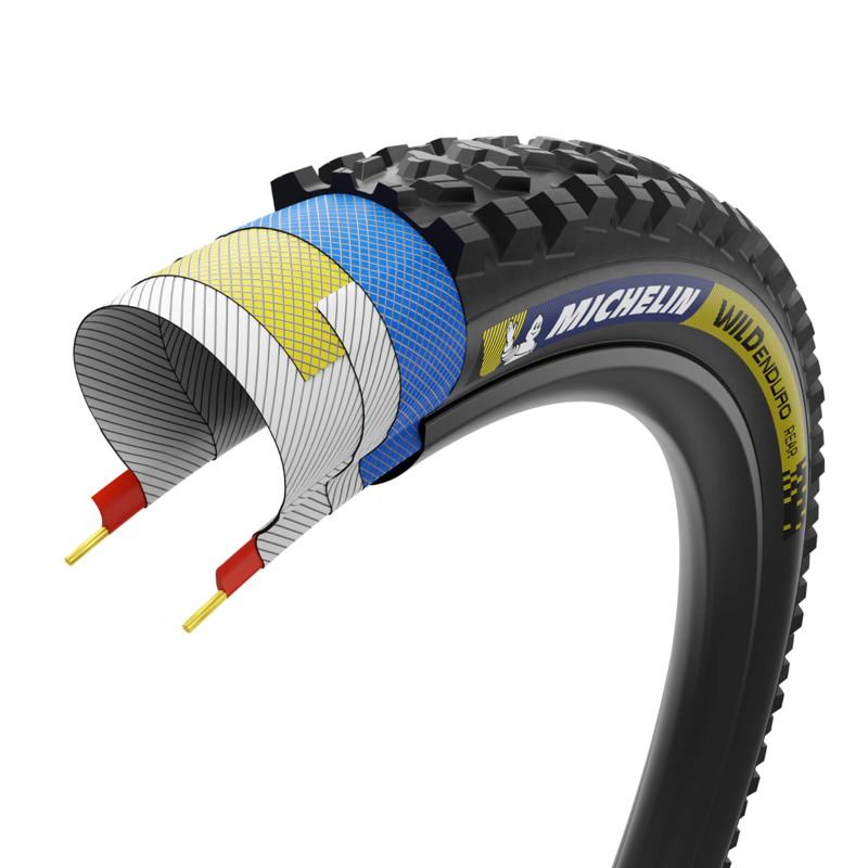 Michelin Wild Enduro Racing Line 29 x 2.40 Rear MTB Tyre Black/Blue/Yellow-1