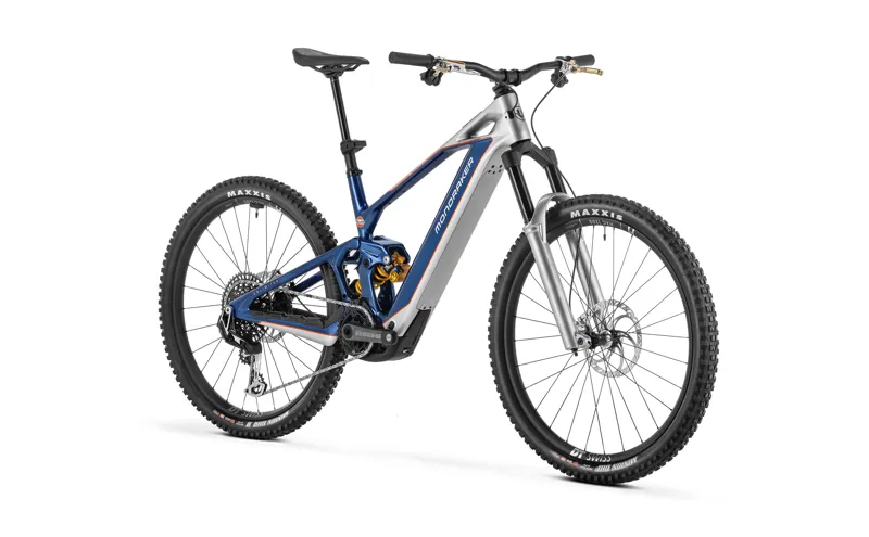 Mondraker Crafty Unlimited Gulf Electric Bike 2026 Blue/Silver/Orange-1