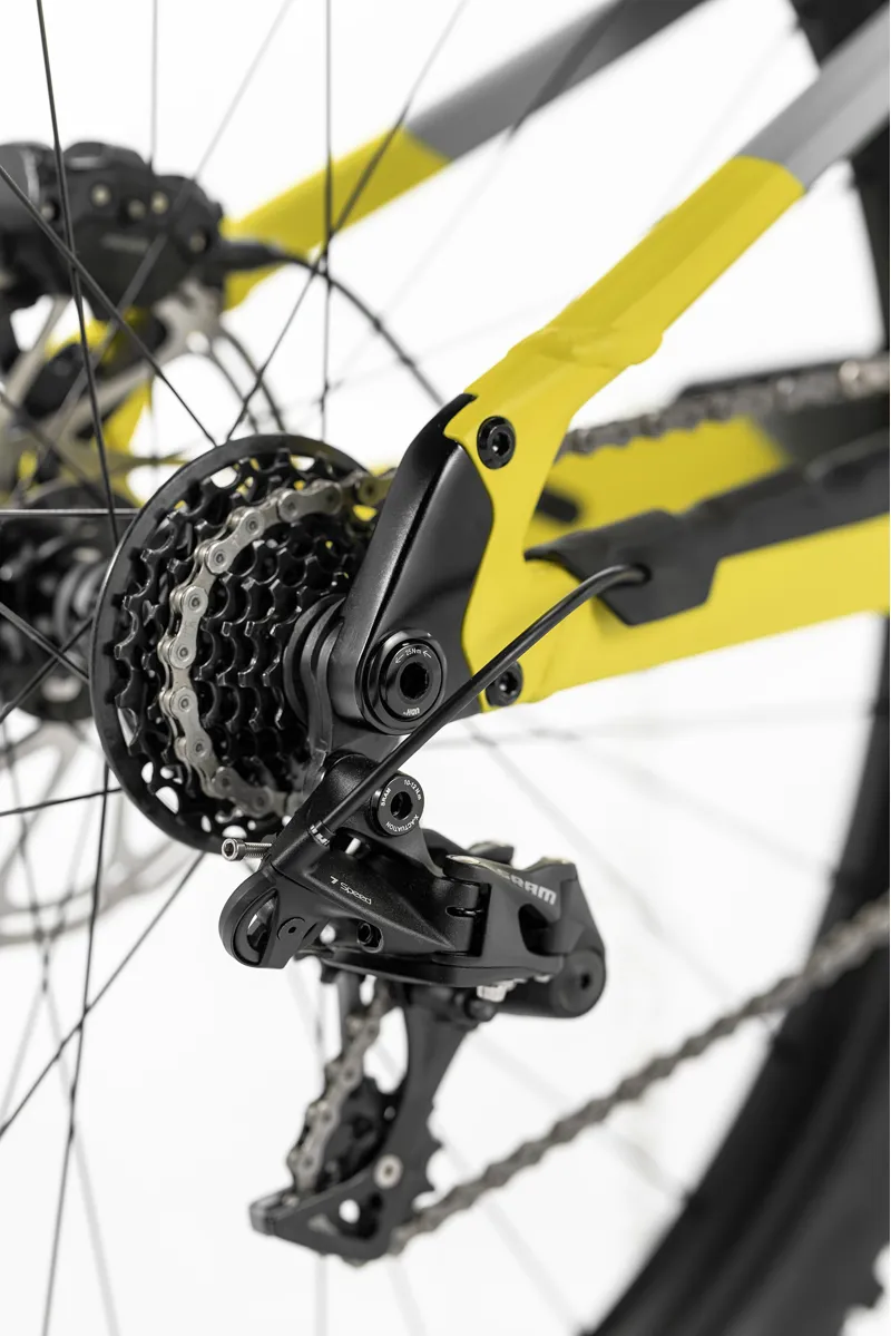 Mondraker Summum R Mullet Downhill Bike 2026 Grey/Black/Yellow-6