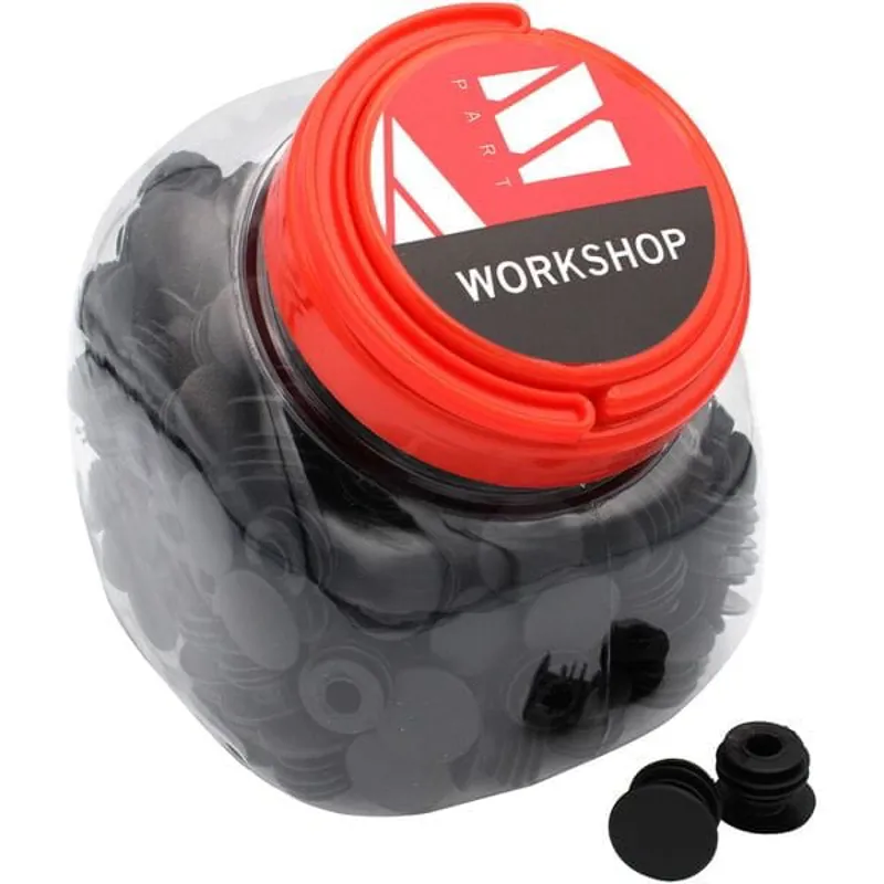 MPart Plastic Bar End Plugs One Size Black