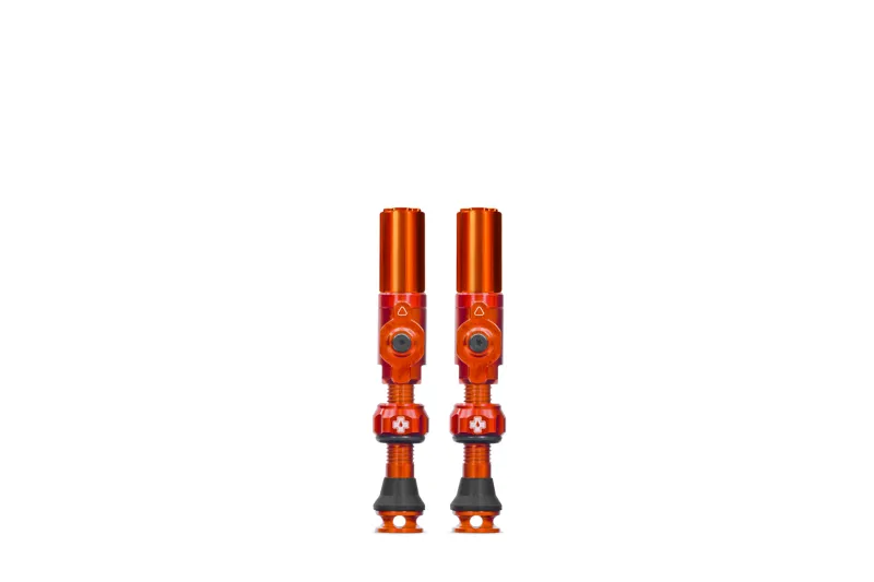 MucOff Tubeless Valves Big Bore Lite Orange