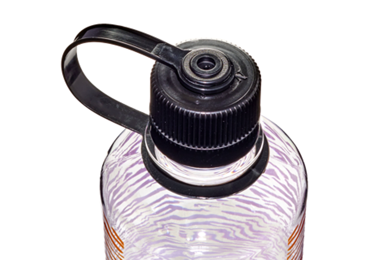 Nalgene Sustain Narrow Mouth Bottle 16oz/0.5L Clear Rainbow Zebra Print-1