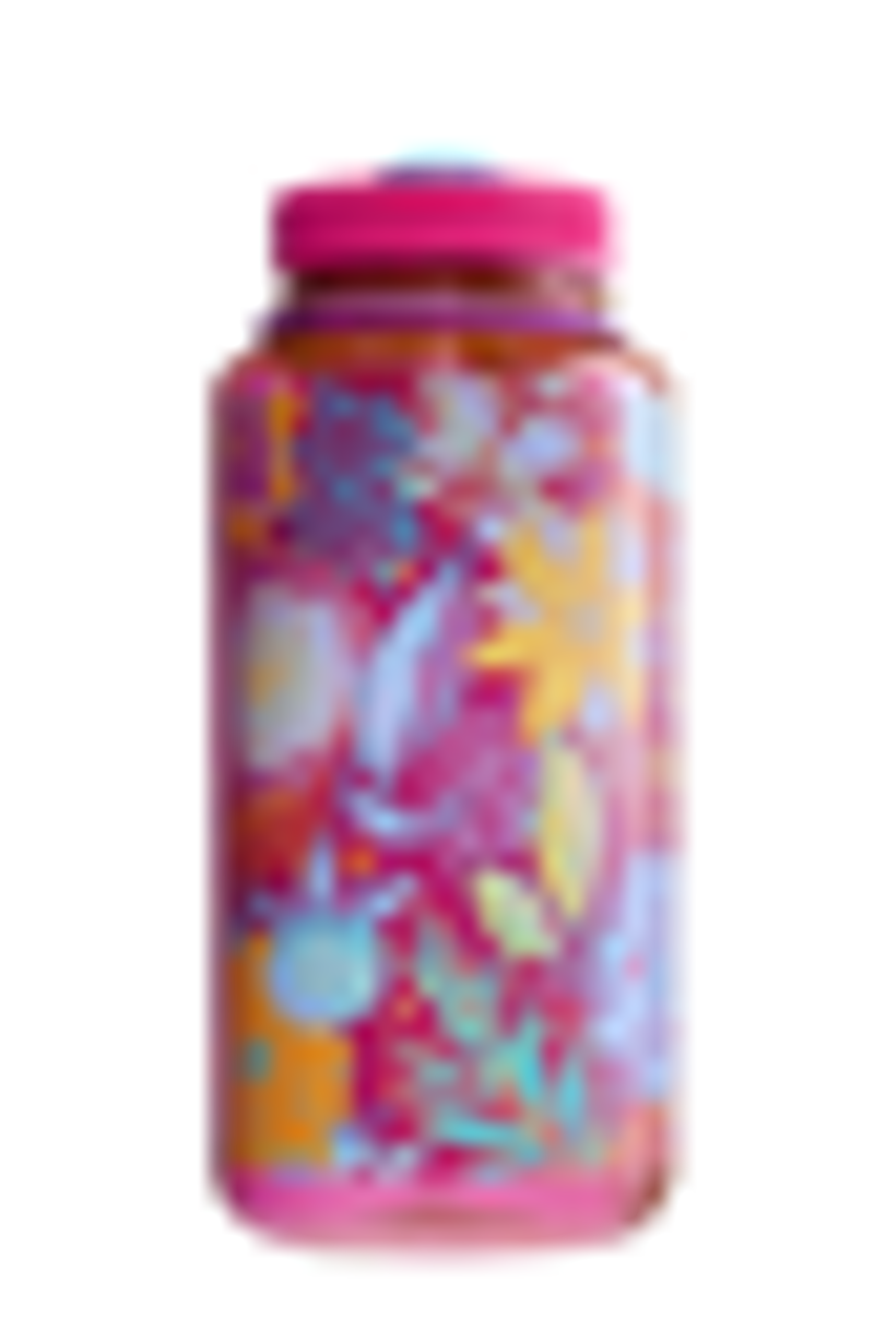Nalgene Wide Mouth Sustain Bottle 32oz/1L Botanical Print Floral-2