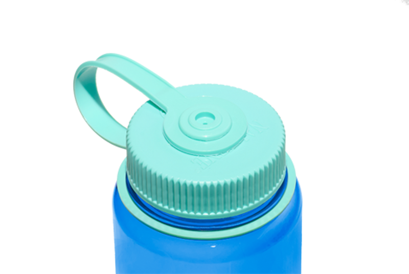 Nalgene Wide Mouth Sustain Tritan Bottle Colour Block Cornflower Blue-2