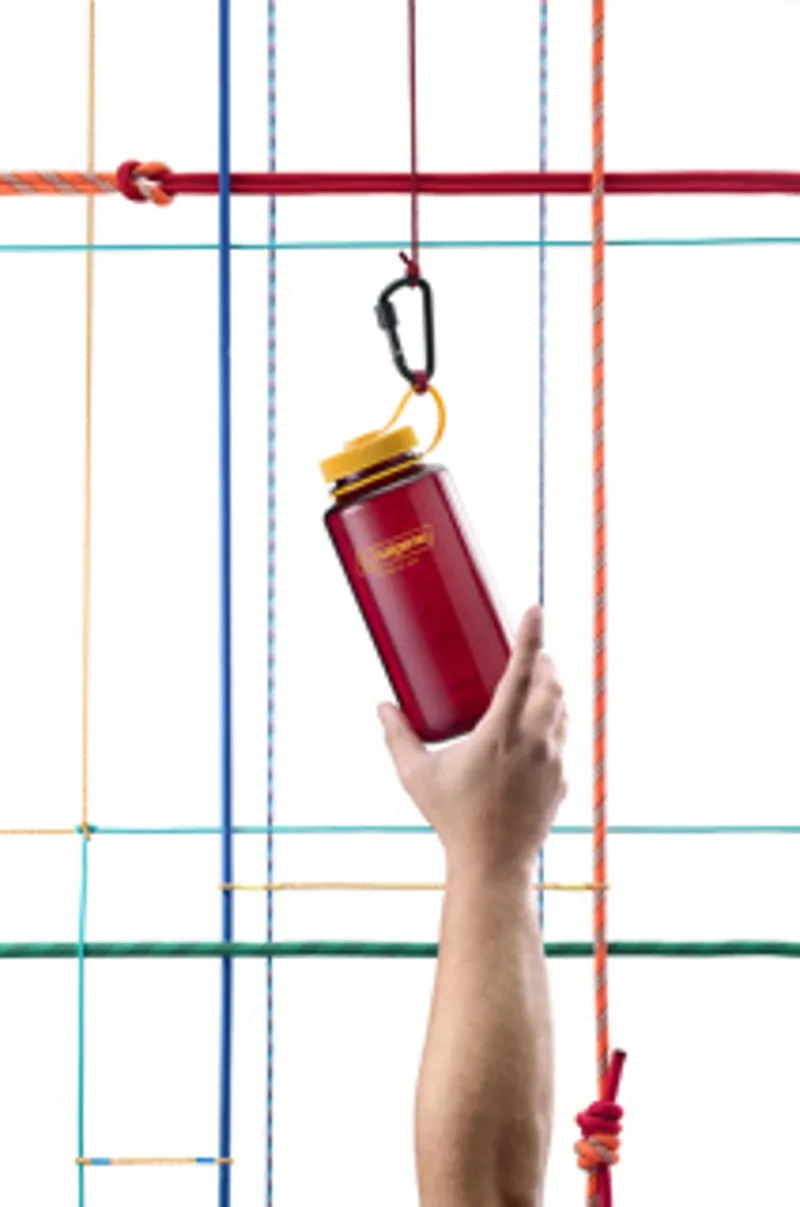 Nalgene Wide Mouth Sustain Tritan Bottle Colour Block Laker -4